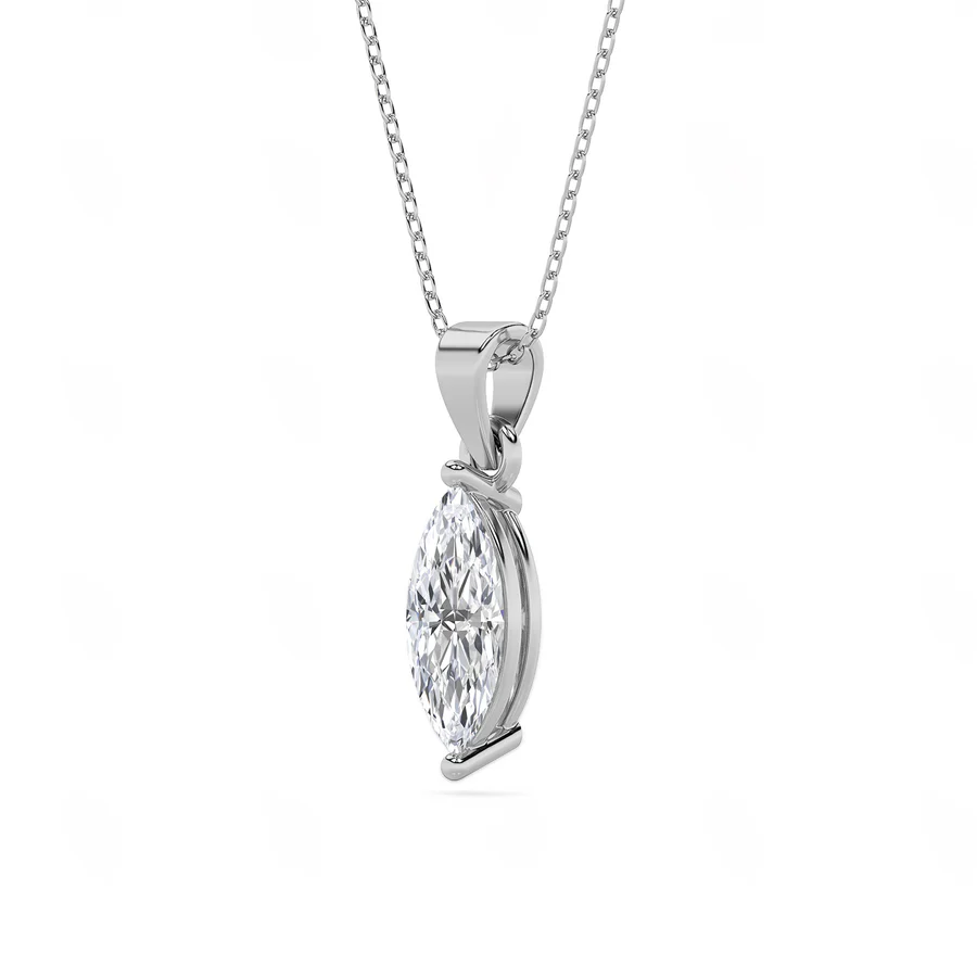 Marquise Solitaire Pendant