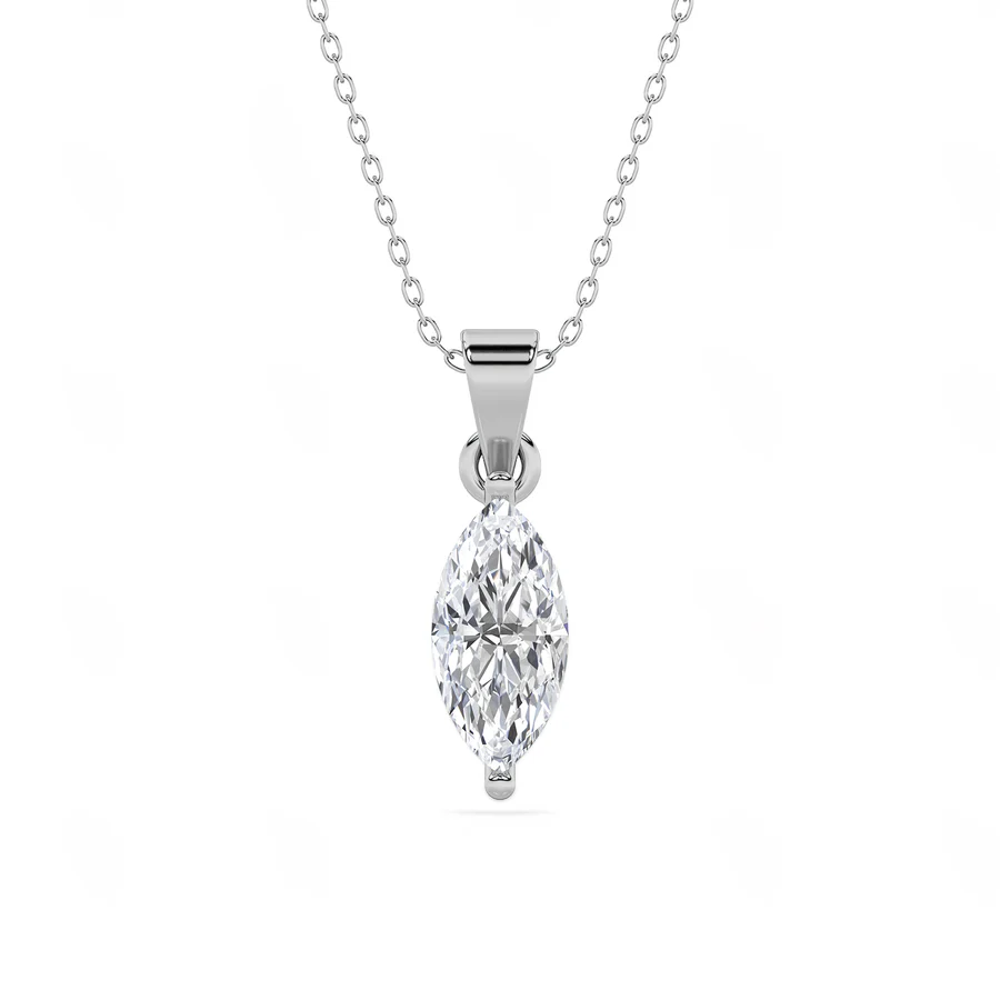 Marquise Solitaire Pendant
